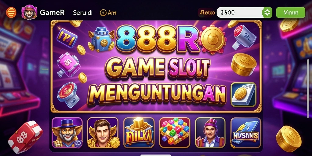 Tampilan gameplay Slot yang menarik di 888R.