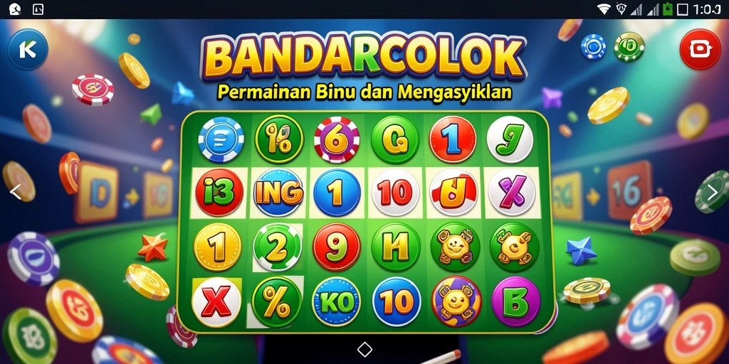 Screenshot gameplay <strong>BANDARCOLOK</strong> menunjukkan aksi seru permainan Bingo.