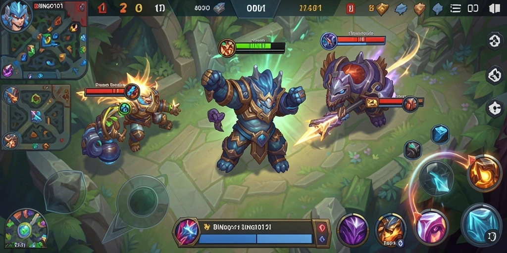 Tampilan gameplay seru dan karakter beragam BINGO101.