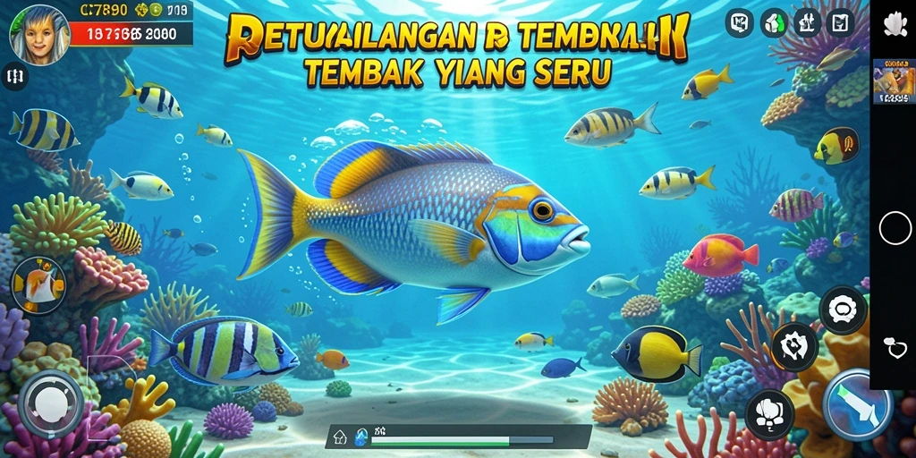 Gameplay seru dalam Tembak Ikan C7890 dengan grafis menawan.