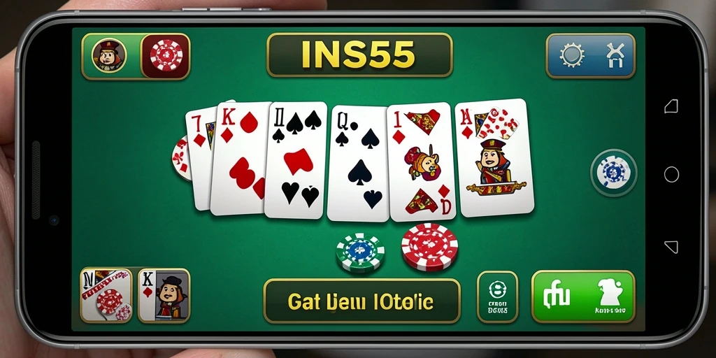 Gameplay seru Domino di INS55 dengan tampilan menarik.
