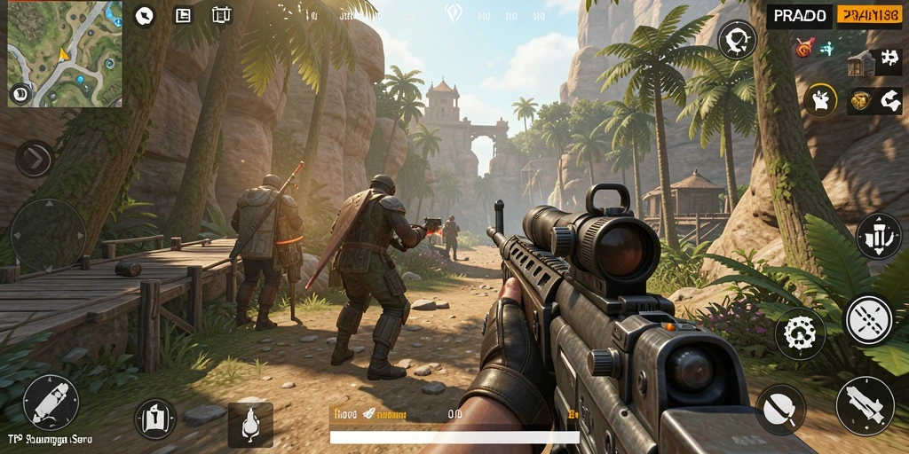 Gameplay seru dan mendebarkan dari PRADA188 dalam mode TPS.