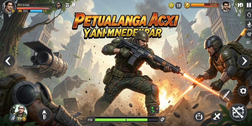 Tampilan menegangkan dari gameplay PT89 dengan aksi cepat dan grafis yang memukau.