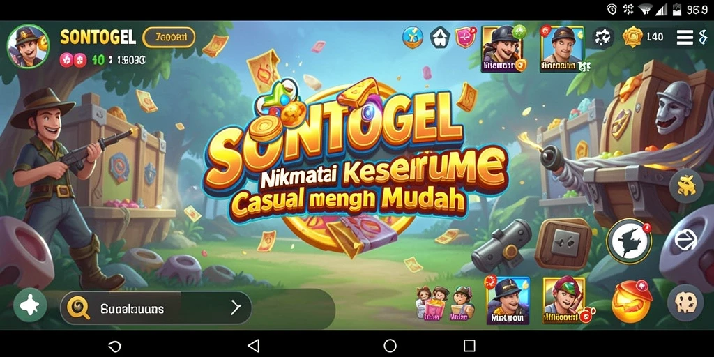 Screenshot menampilkan aksi seru dalam gameplay Casual SONTOGEL.