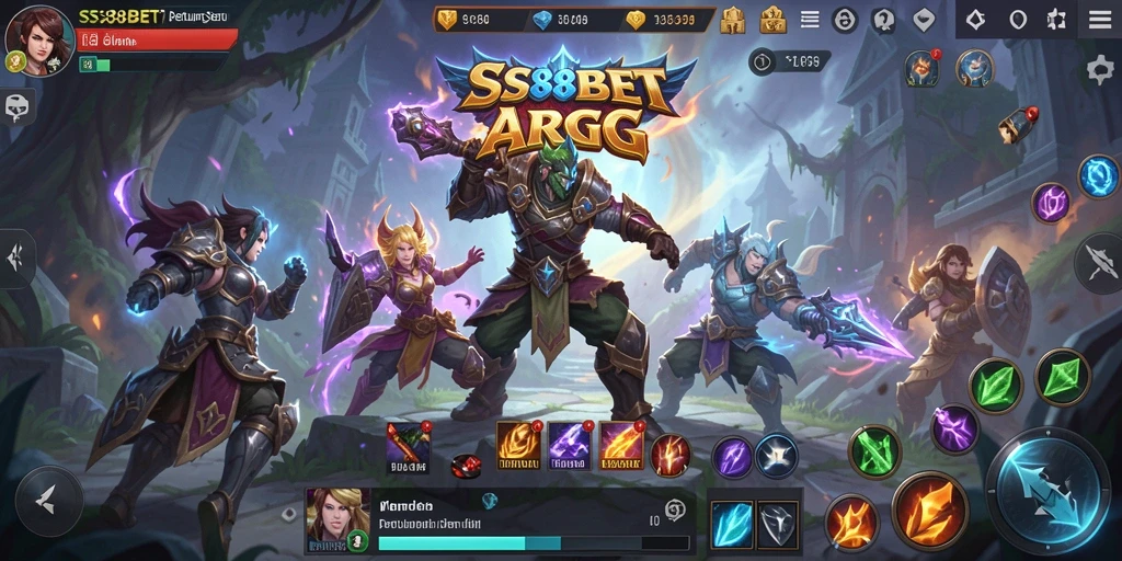 Screenshot menampilkan pertarungan seru dalam game ARPG.