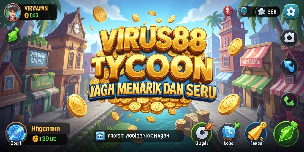 Tampilan gameplay Tycoon dari VIRUS88 yang seru dan menantang.