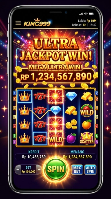 Tampilan aplikasi king999 dengan berbagai pilihan aplikasi.